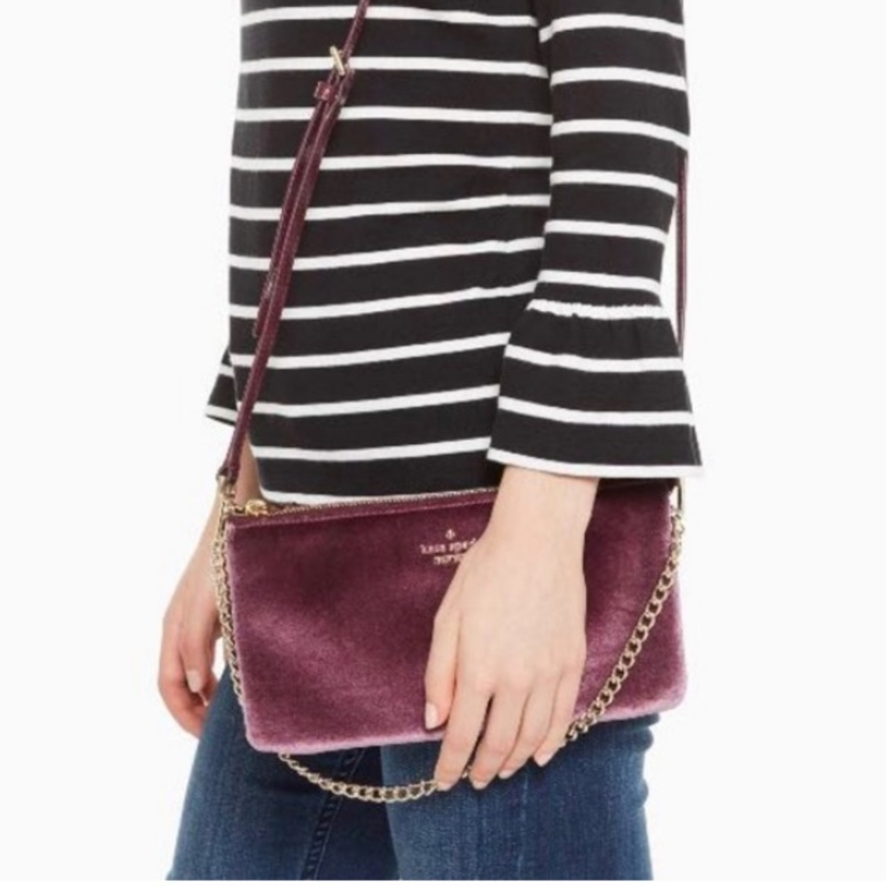 Kate Spade Tillie Velvet Crossbody